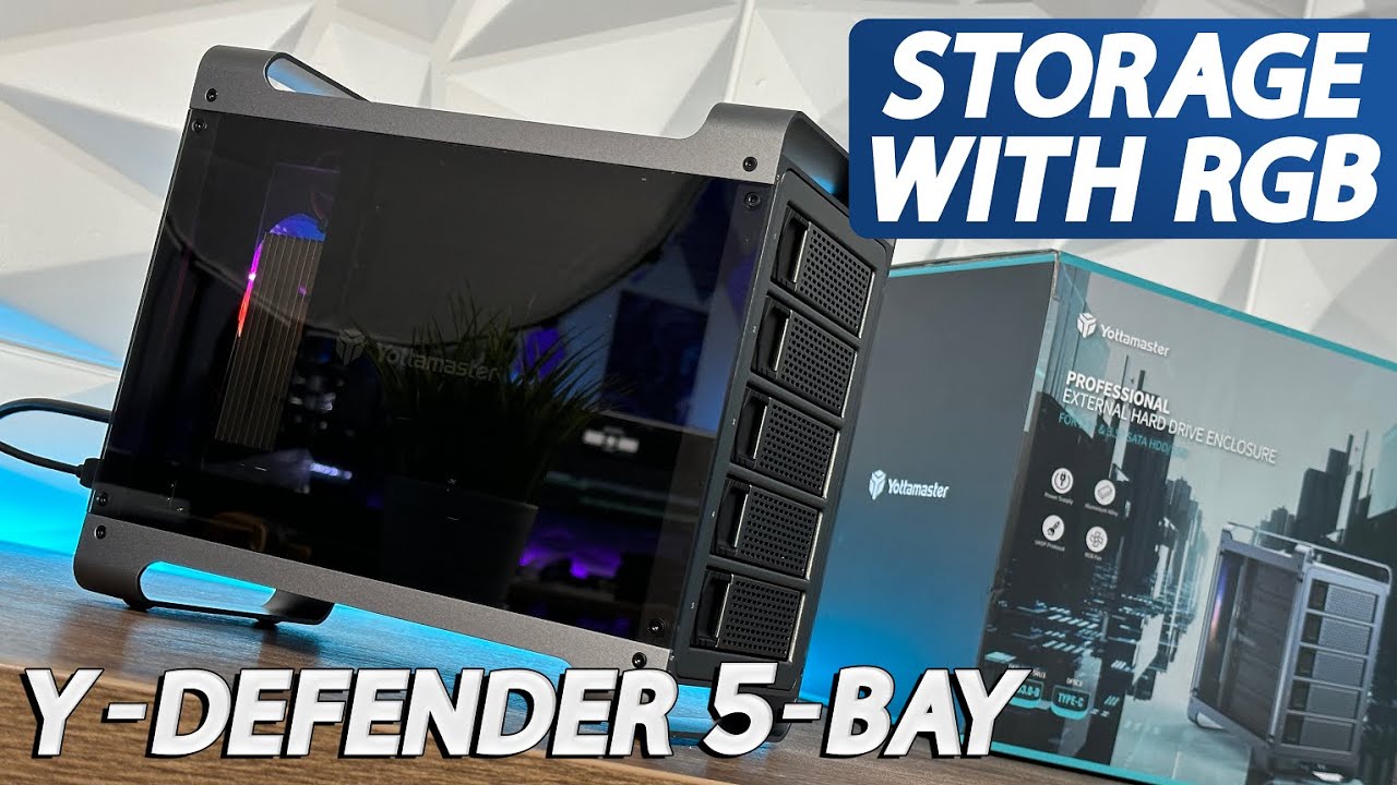 Yottamaster Y-Defender &mdash; корпус для хранения данных с RGB-вентилятором!