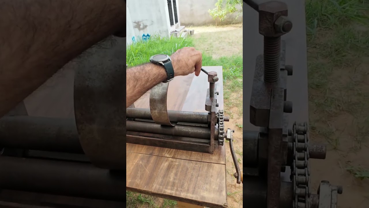 homemade sheet metal roller bender