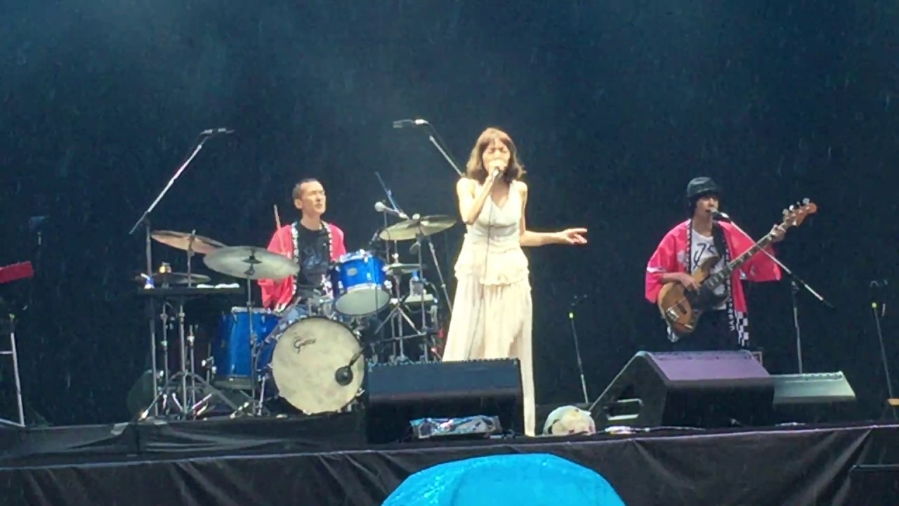 cocco fujirock2017 雨の中のraining