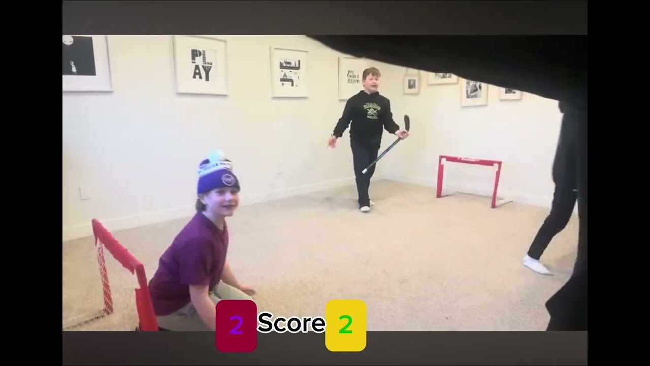 2v2 knee hockey @Hockeyboys16-snipe