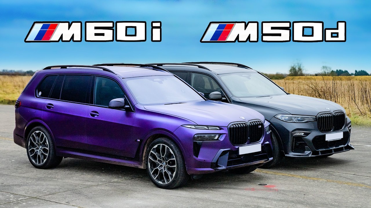 BMW X7 M60i vs M50d: CORRIDA DE ARRANCADA