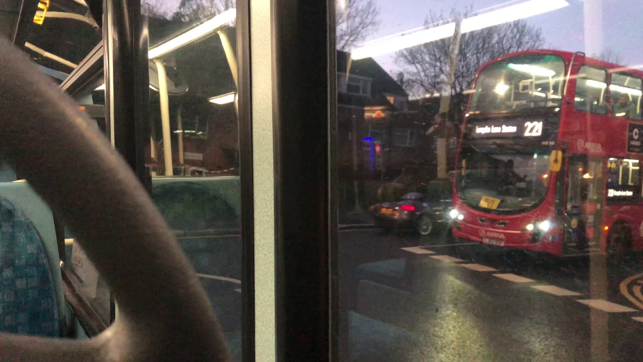 HEAVY REVS + ELECTRIC MODE London Suburban Bus Journey 221 to Edgware B5LH Gemini 2 (HV92, LJ13 FCN)