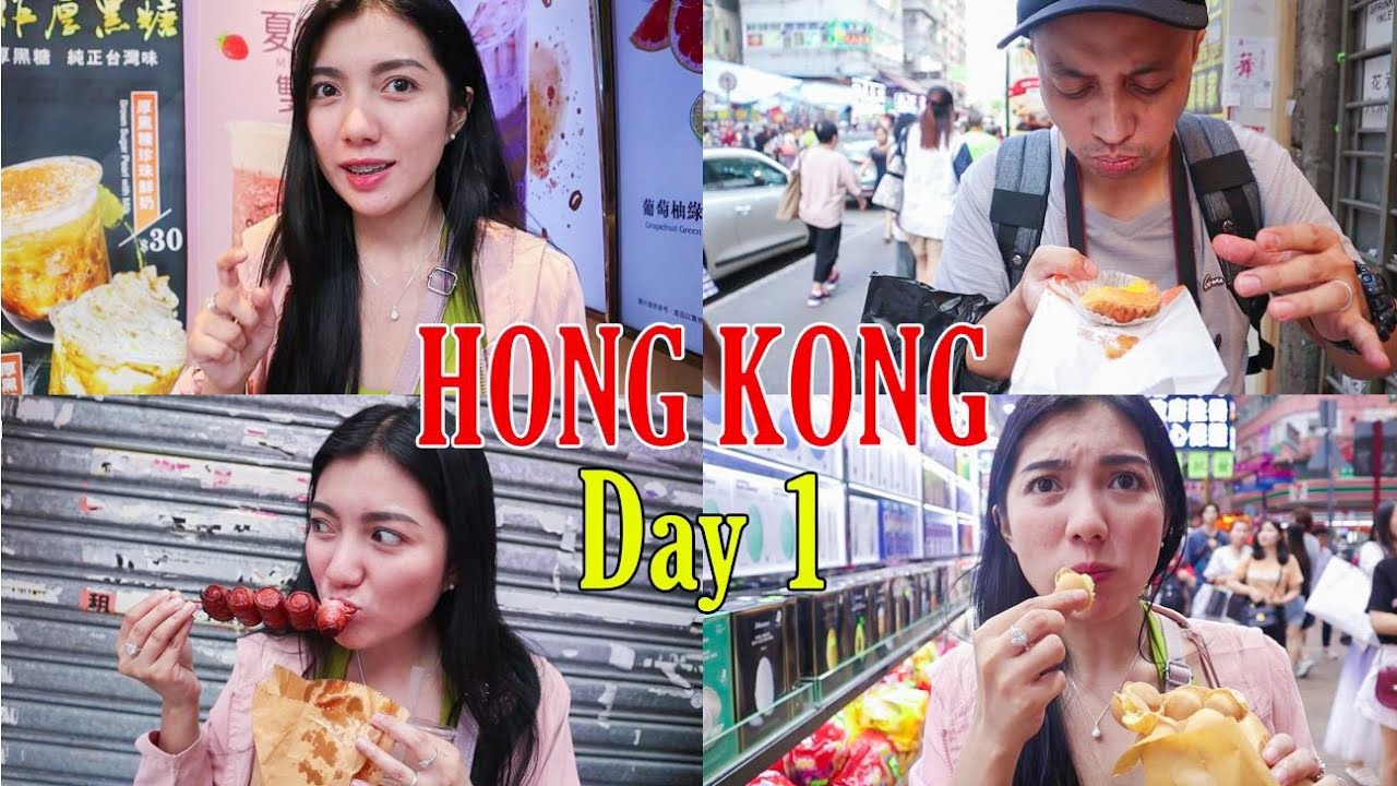 HK Day 1 - Street Food Hunt + Madali Ba Mag Train sa Hong Kong?!