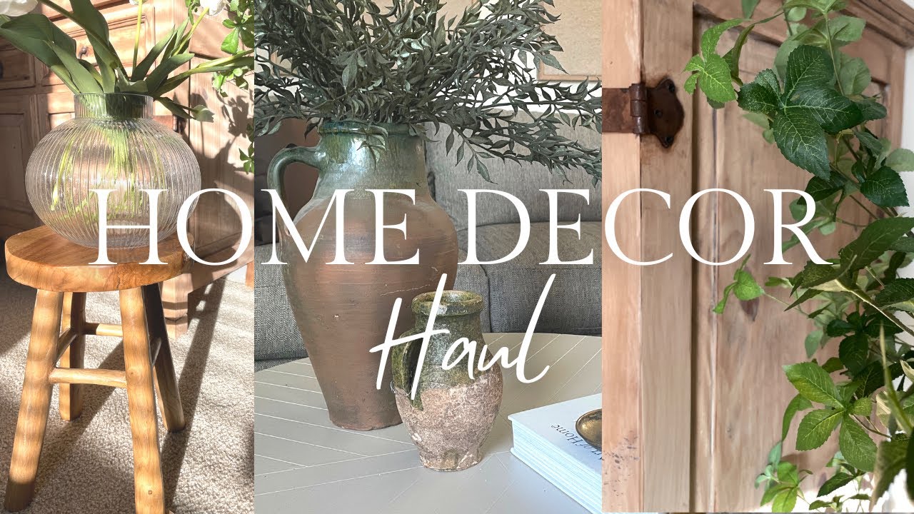 ORGANIC MODERN HOME DECOR HAUL | HOMEGOODS, AMAZON FINDS & MORE