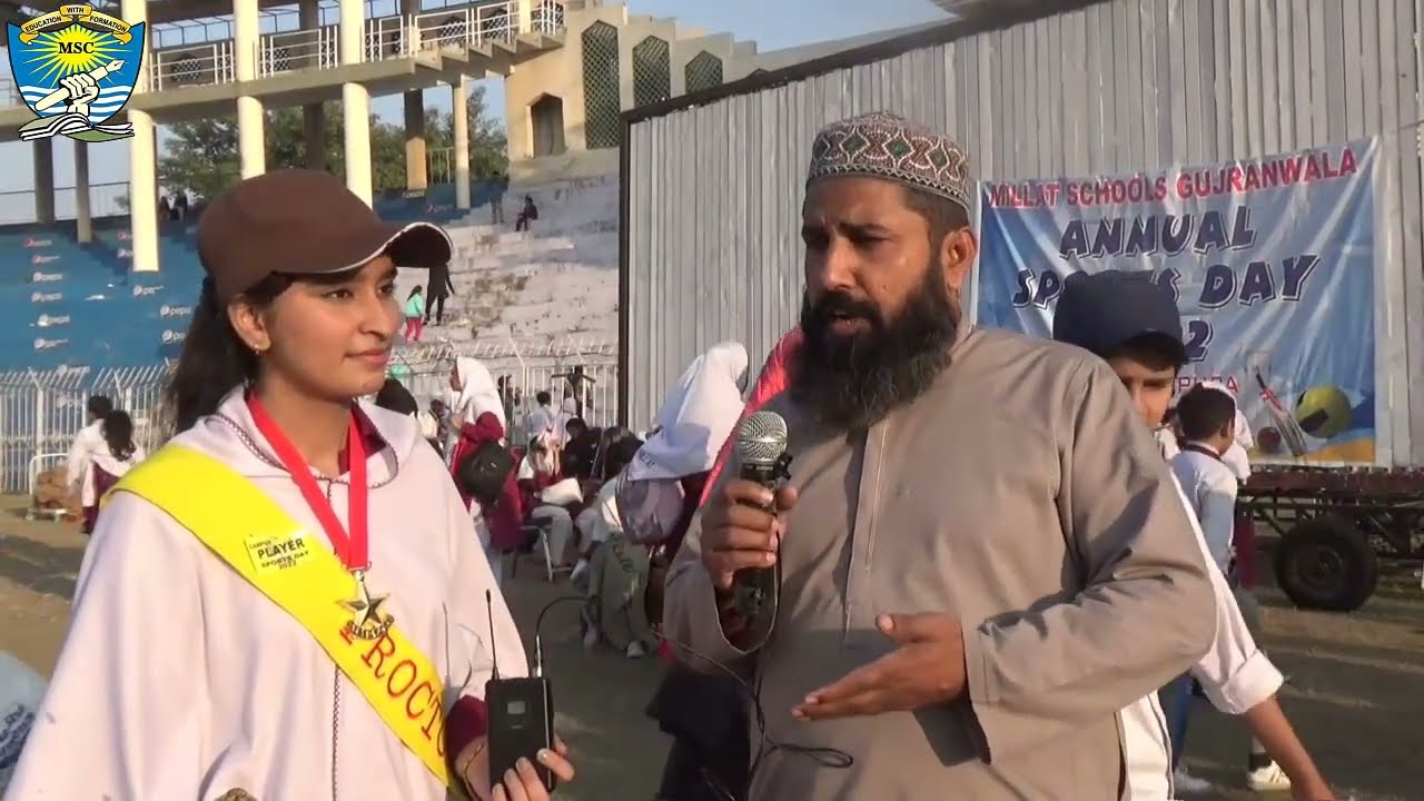Annual Sports Day | Jinnah Stadium Gujranwala | Part 1 | Staff Interviews | Millat Schools