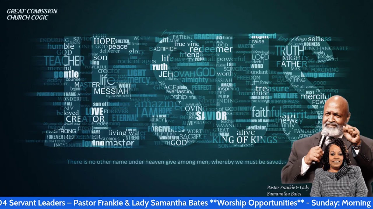 Great Commission Church Call To Prayer With Pastor Frankie Bates Sr.