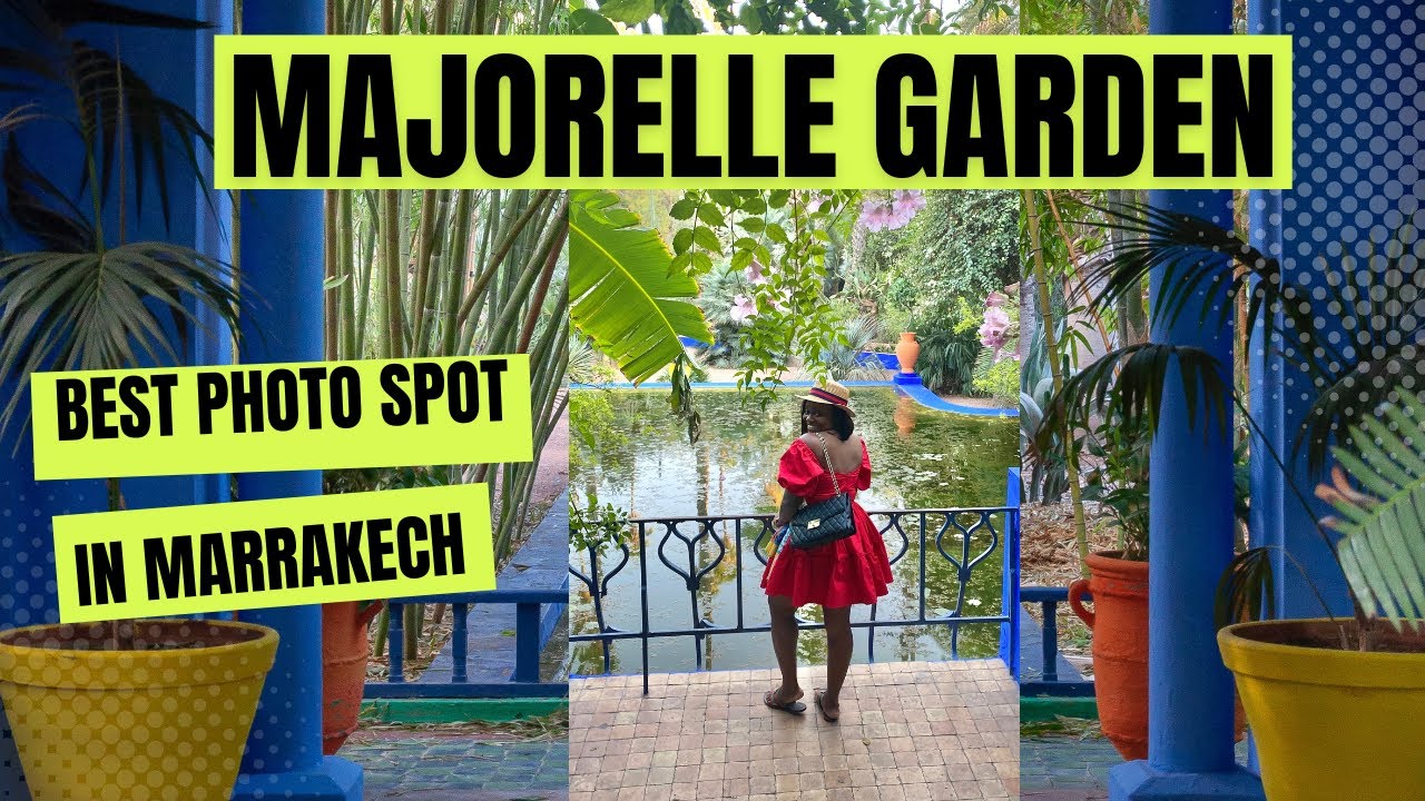 Best Photo Spots In Majorelle Garden Marrakech - Morocco