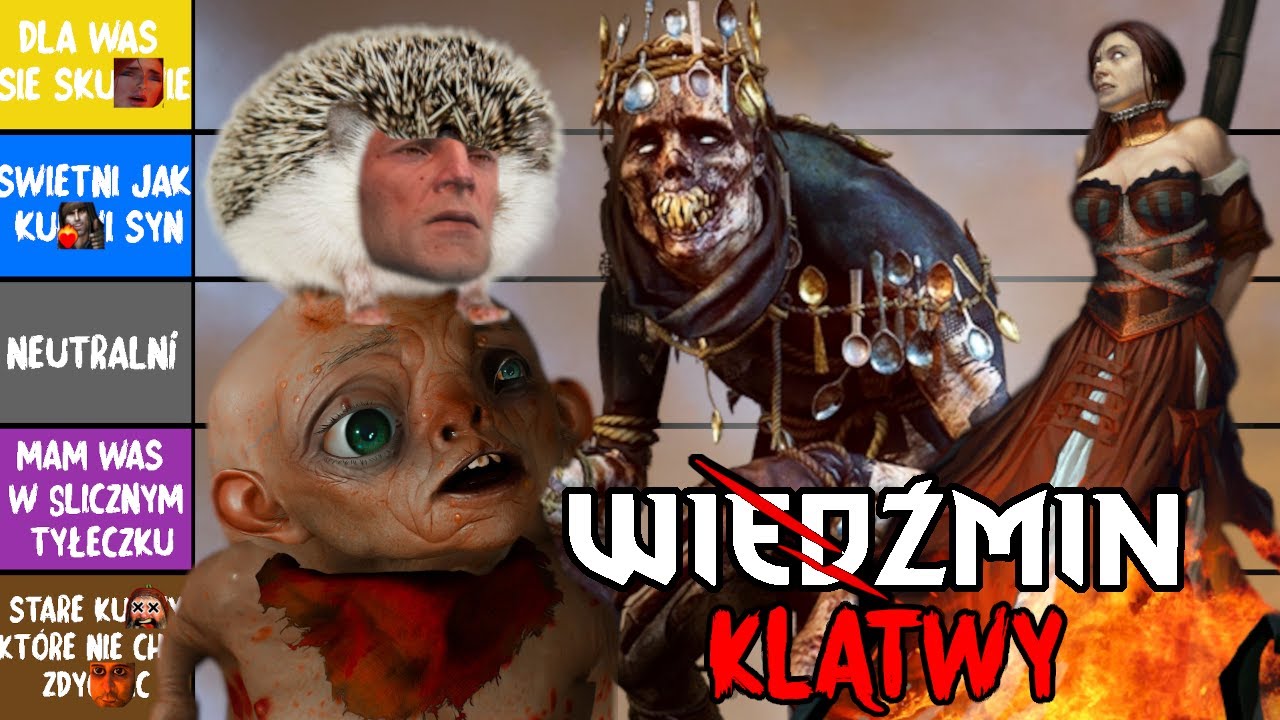 RANKING KLĄTW W SERII WIEDŹMIN!