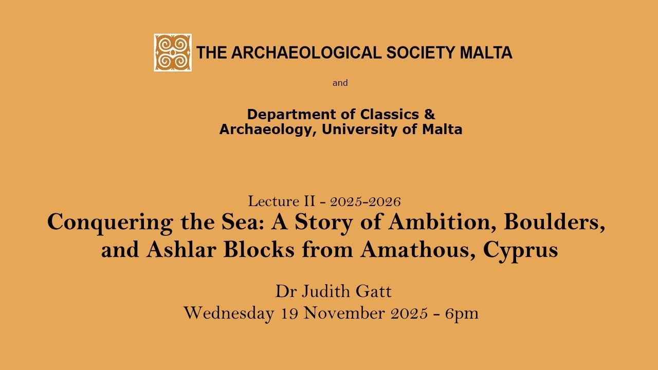 Conquering the Sea: A Story of Ambition, Boulders, and Ashlar Blocks from Amathous, Cyprus