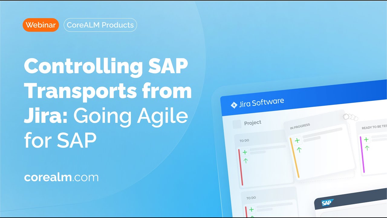 Controlling SAP Transports from Jira: Going Agile for SAP