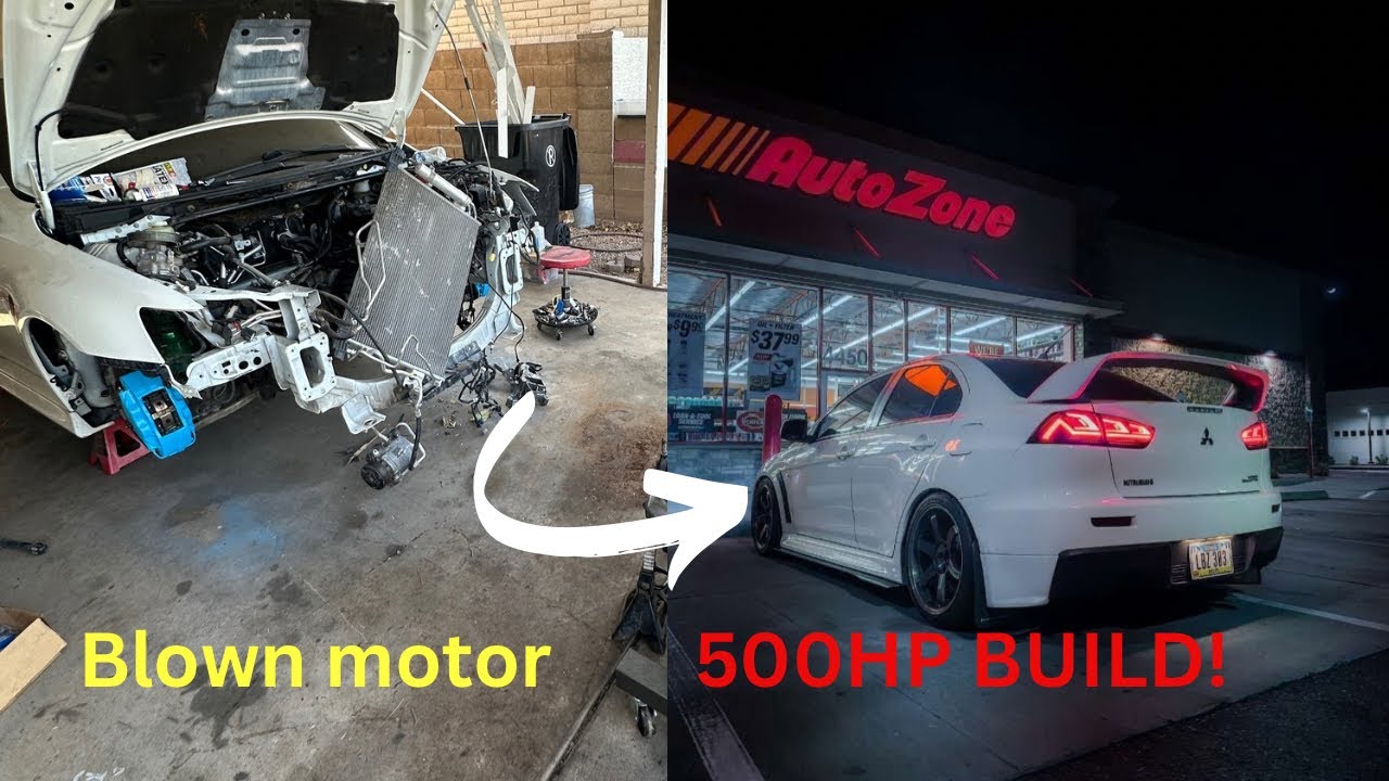 REBUILDING AN EVO X IN 10 MINUTES!