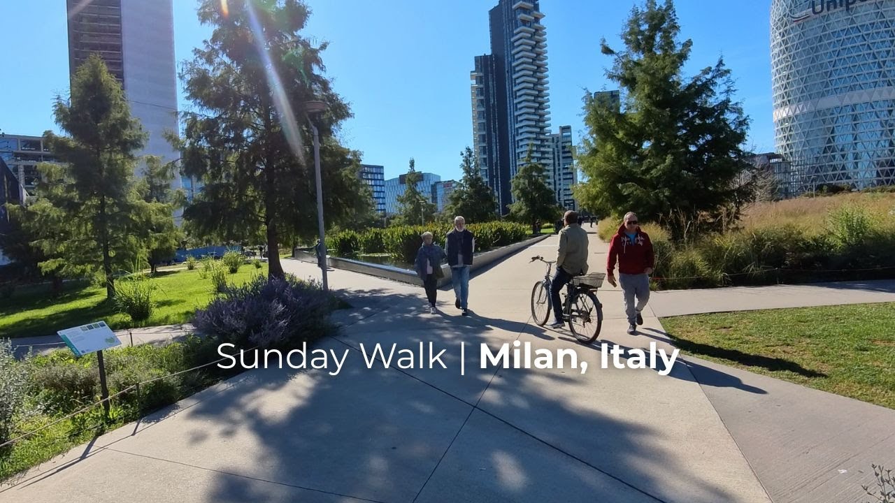 Sunday Walk in Milan, Italy - September 2025 (4K)