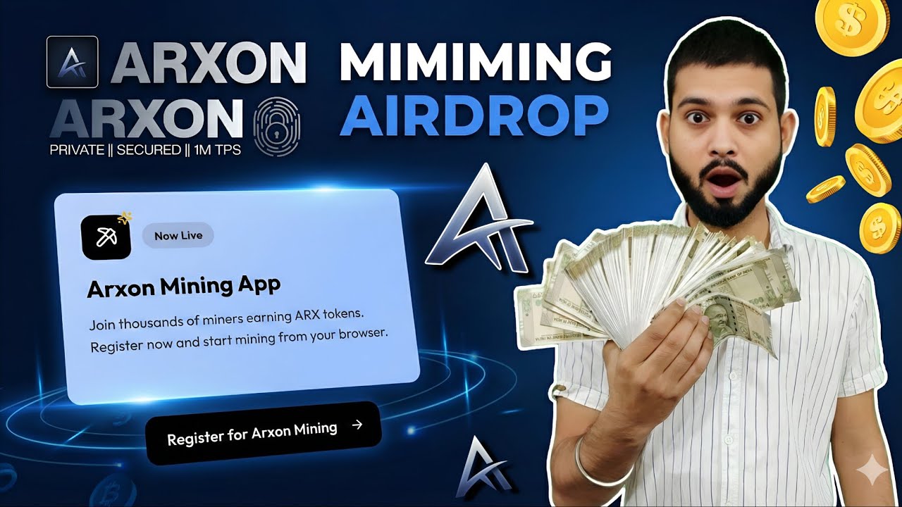 ARXON Mining Airdrop App - Join Early Phase Now 
