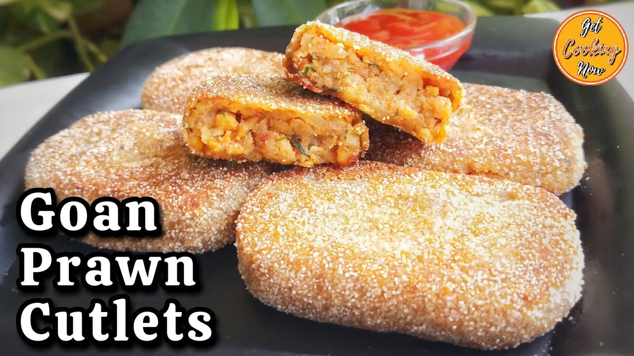 Prawn Cutlets Recipe | How to make Goan Prawn Cutlets |  Shrimp Cutlets Recipe | Goan Fish Recipes