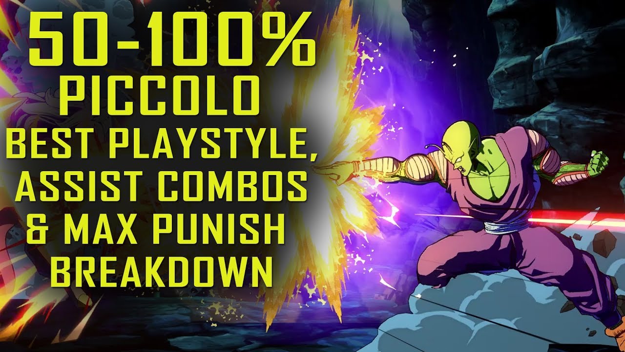 Dragon ball FighterZ Piccolo Extended Combo Full Guide [Level 0-7] (Post patch piccolo)
