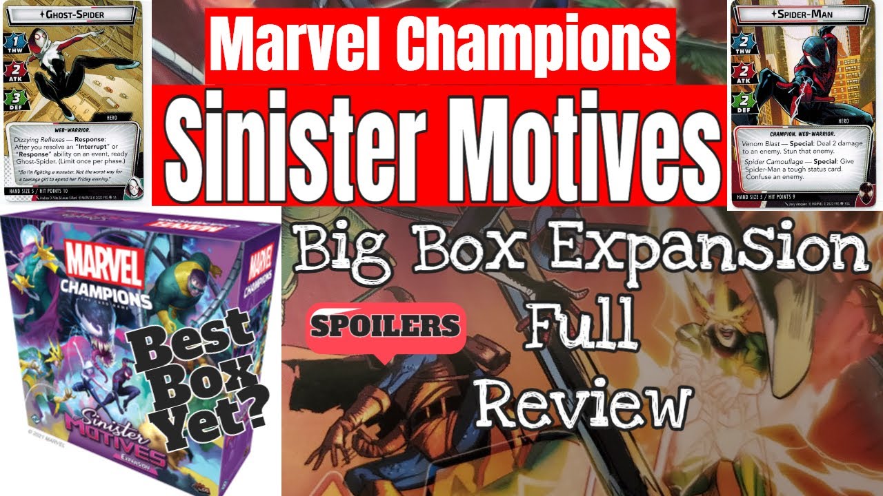 Reviewing Marvel Champions: Sinister Motives