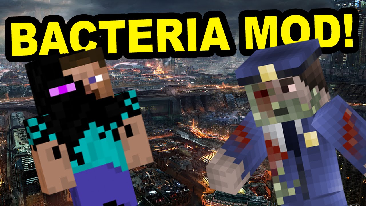 Minecraft | BACTERIA MOD! | Entire city Infected!