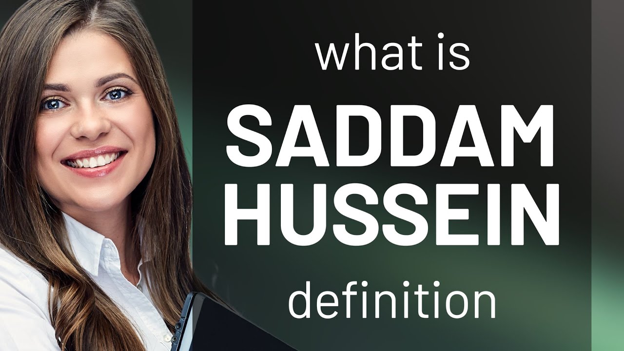 Saddam hussein | what is SADDAM HUSSEIN meaning