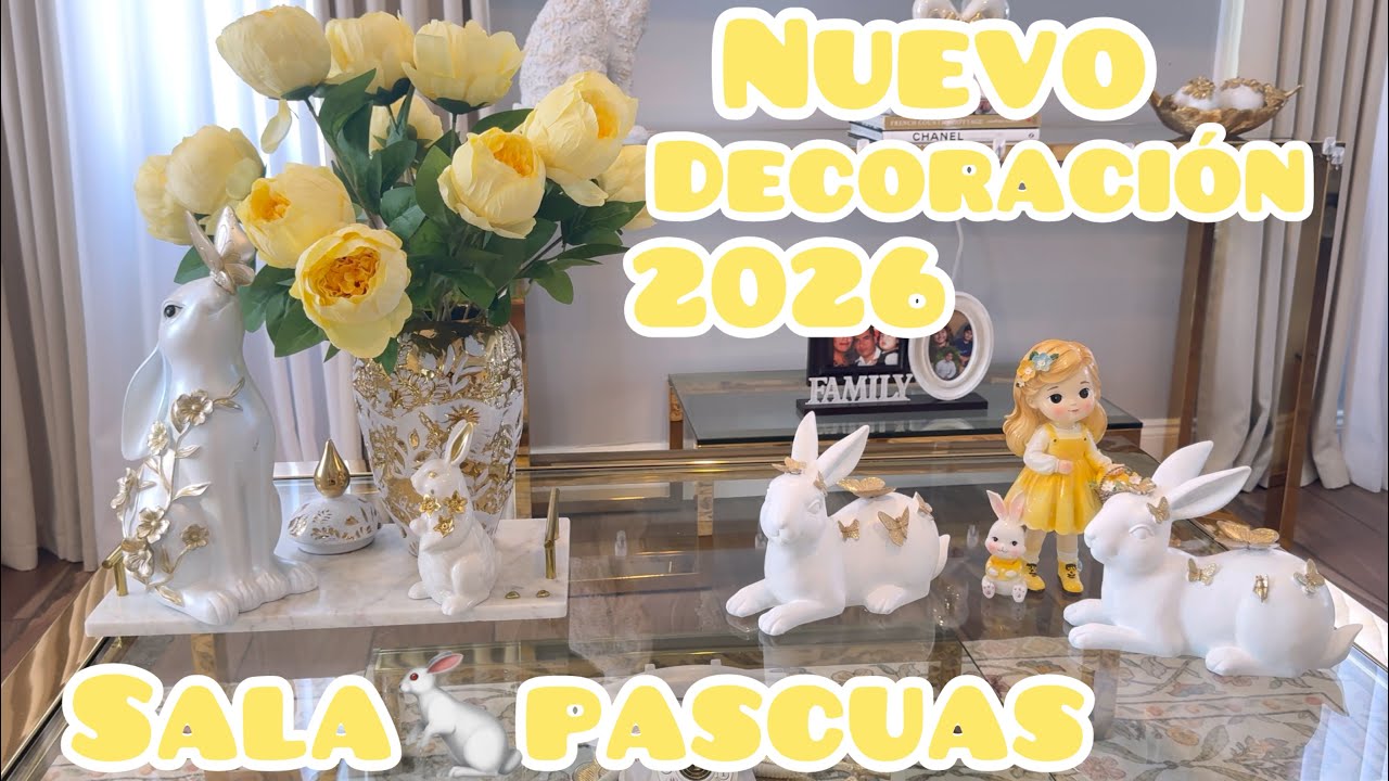 Primaveras .Ideas para decorar.en color amarillo pascua y primavera 2026🐇🌼🎀