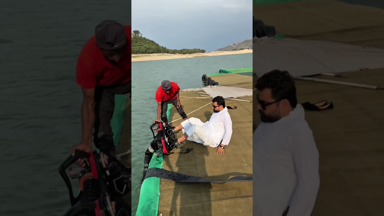 Getting ready for Flyboard #flyboard #yousufbaloch #wateractivity #flyboarding