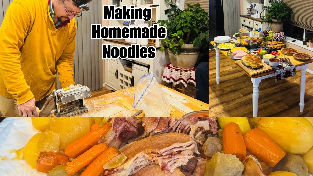 Homemade noodles and real food from our Montana homestead. #HomemadeNoodles #ZucchiniCake