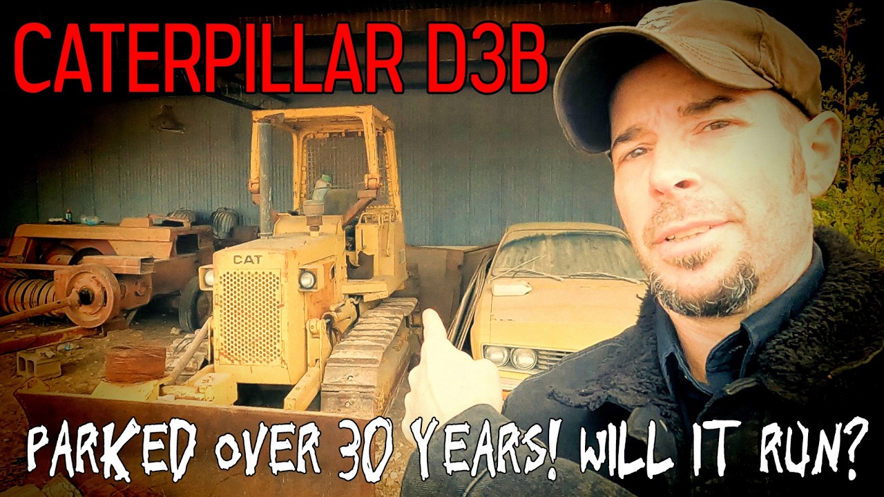 A CATERPILLAR D3B THAT HAS BEEN SITTING FOR OVER 30 YEARS! WILL IT RUN? Plus we tour more projects!