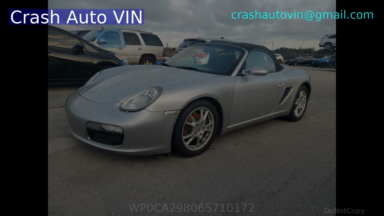 WP0CA29806S710172 PORSCHE 2006 BOXSTER