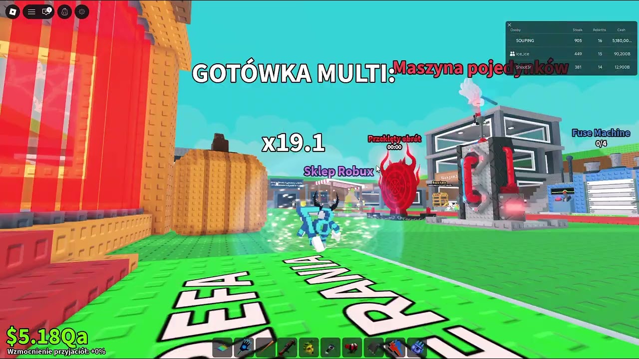 STEALOWANIE NA RÓŻNYCH SERWERACH W STEAL A BRAINROT!!!