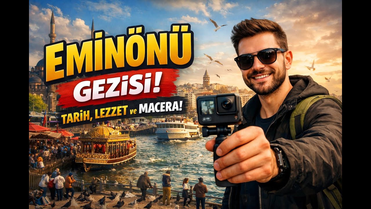 İstanbul’un Kalbi Eminönü | Tarih, Kalabalık ve Boğaz Manzarası Djı Osmo Action 3