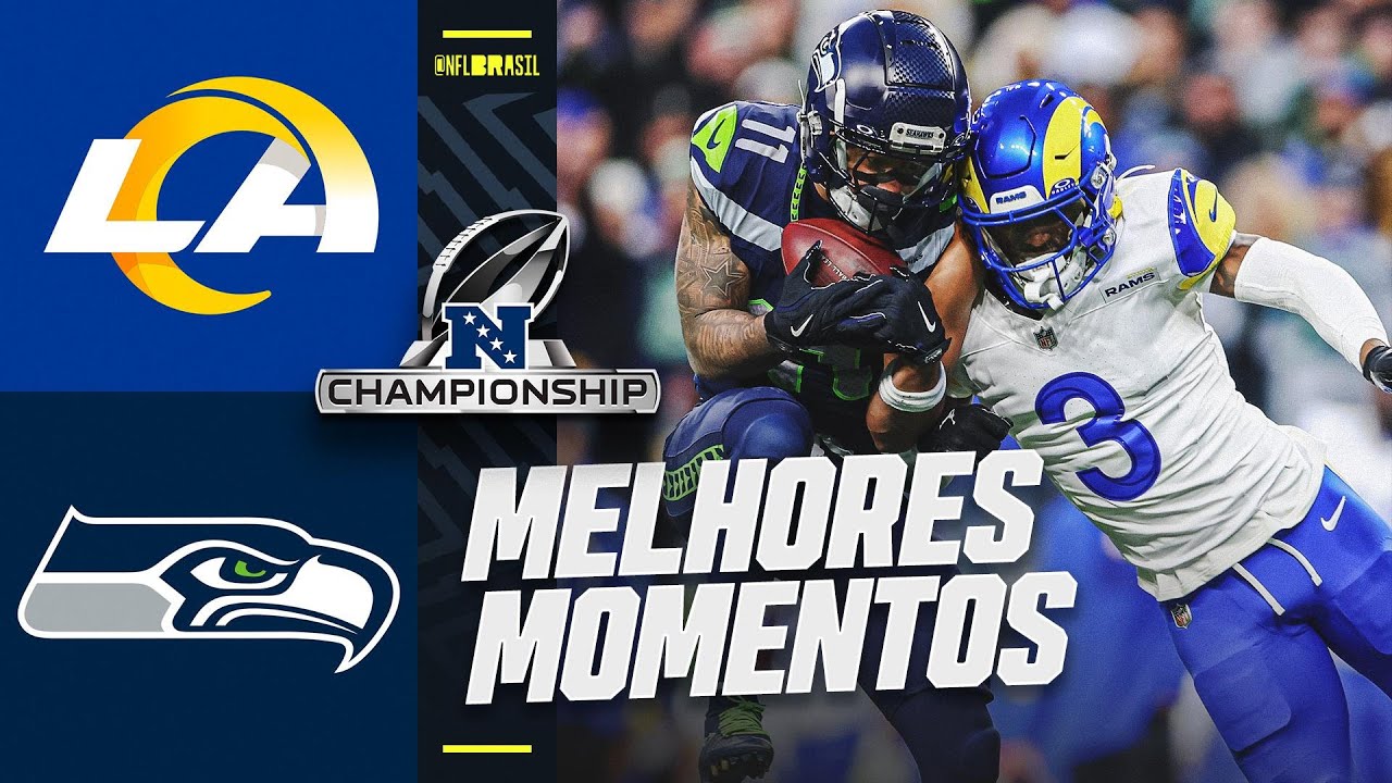 Los Angeles Rams vs Seattle Seahawks | Melhores Momentos - Final da NFC | NFL 2025
