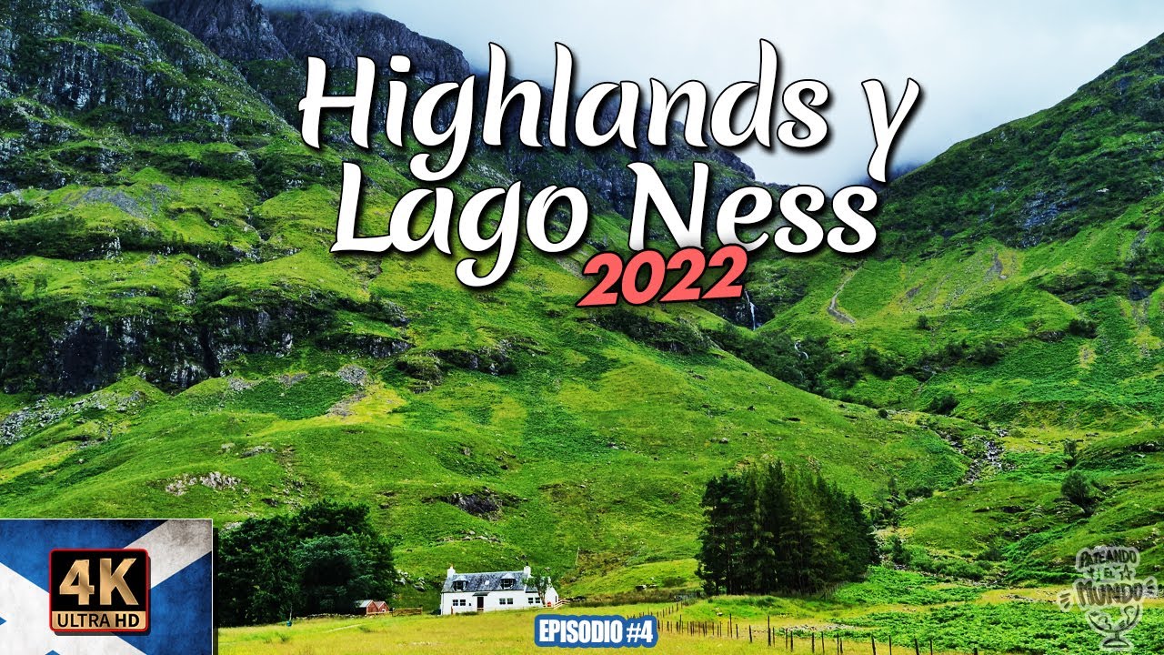 Escocia 2022 en 4K ✈ 🏴󠁧󠁢󠁳󠁣󠁴󠁿 | día 4 | 🦕 Lago Ness y Nessie | 🏞 Glencoe | 🗻 Highlands