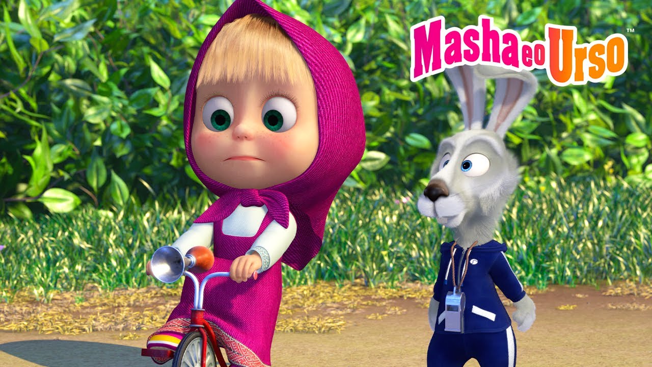 Masha e o Urso 👧🐻🚲 Aprenda a Andar de Bicicleta! 🚴‍♂️😄 Coleção de desenhos animados