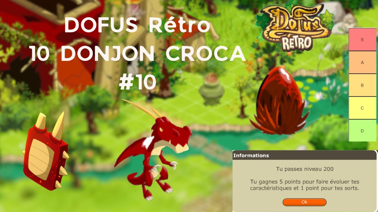 Dofus Rétro, 10 DONJON CROCA, Nouveau Boubou +Tier LIST !!! #10