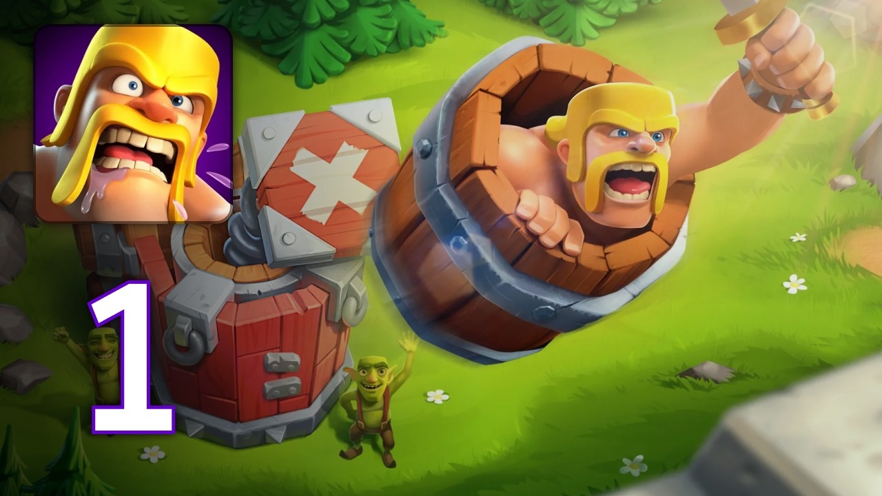 Clash of Clans - Gameplay Walkthrough Part 1 [ iOS, Android ]