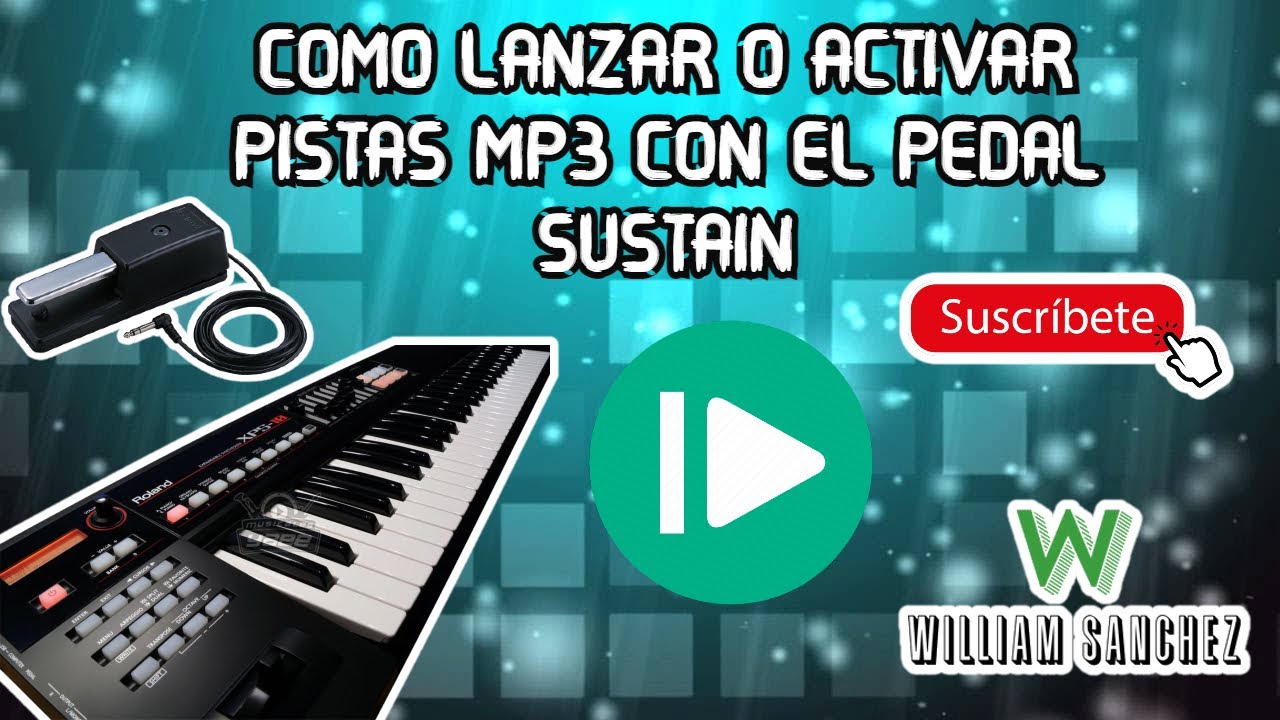 TUTORIAL ROLAND XPS-10 - COMO LANZAR O ACTIVAR PISTAS MP3 CON UN PEDAL SUSTAIN