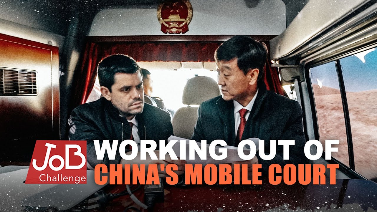 Working out of China's mobile court in remote Inner Mongolia