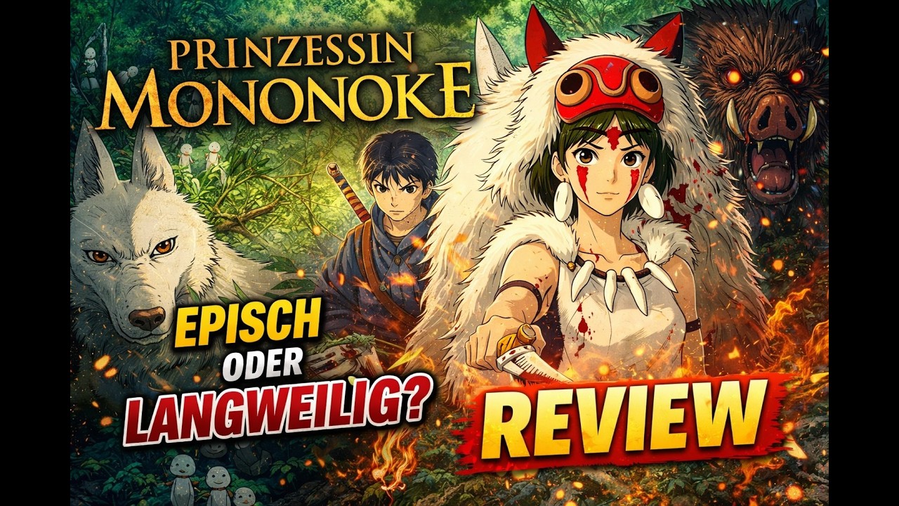 Prinzessin Mononoke Review | Meisterwerk oder Reinfall?