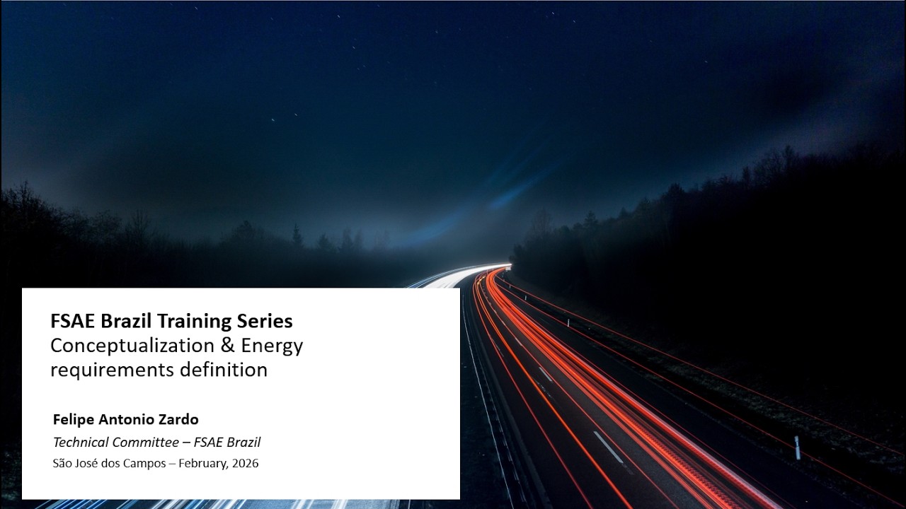 [FSAE Brazil Training Series] Conceptualization & Energy requirements definition