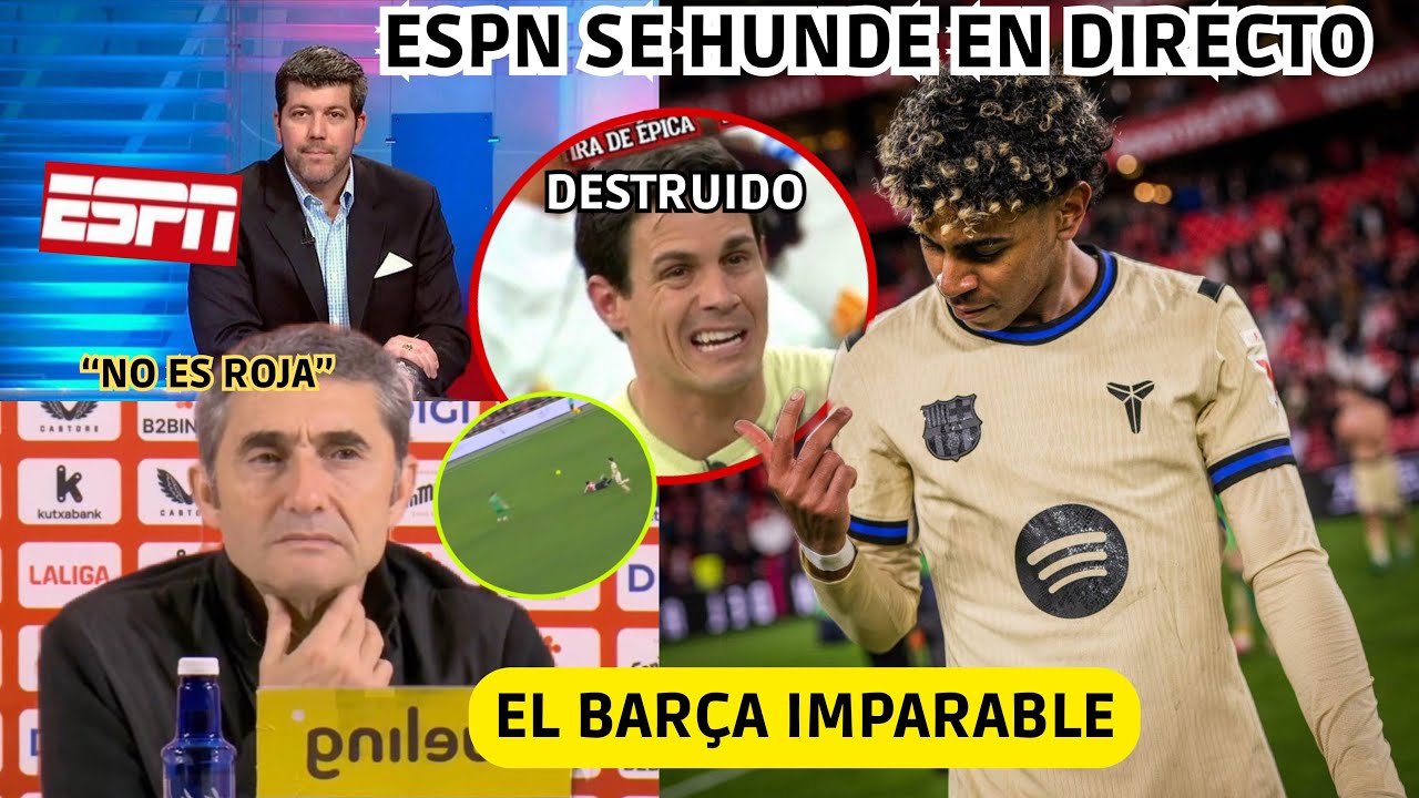 💥 EL BARÇA IMPARABLE y ASI REACCIONAN! ESPN SE HUNDE EN DIRECTO y EDU COMPLETAMENTE DESTRUIDO