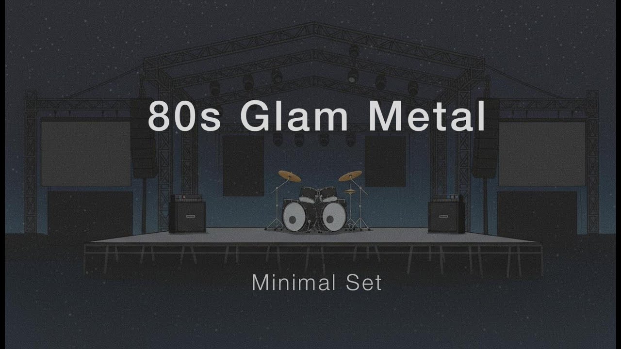 80s 글램메탈 에센스 • 기타가 모든 걸 말하던 시절 | Glam Metal Minimal Set | SoniqDNA