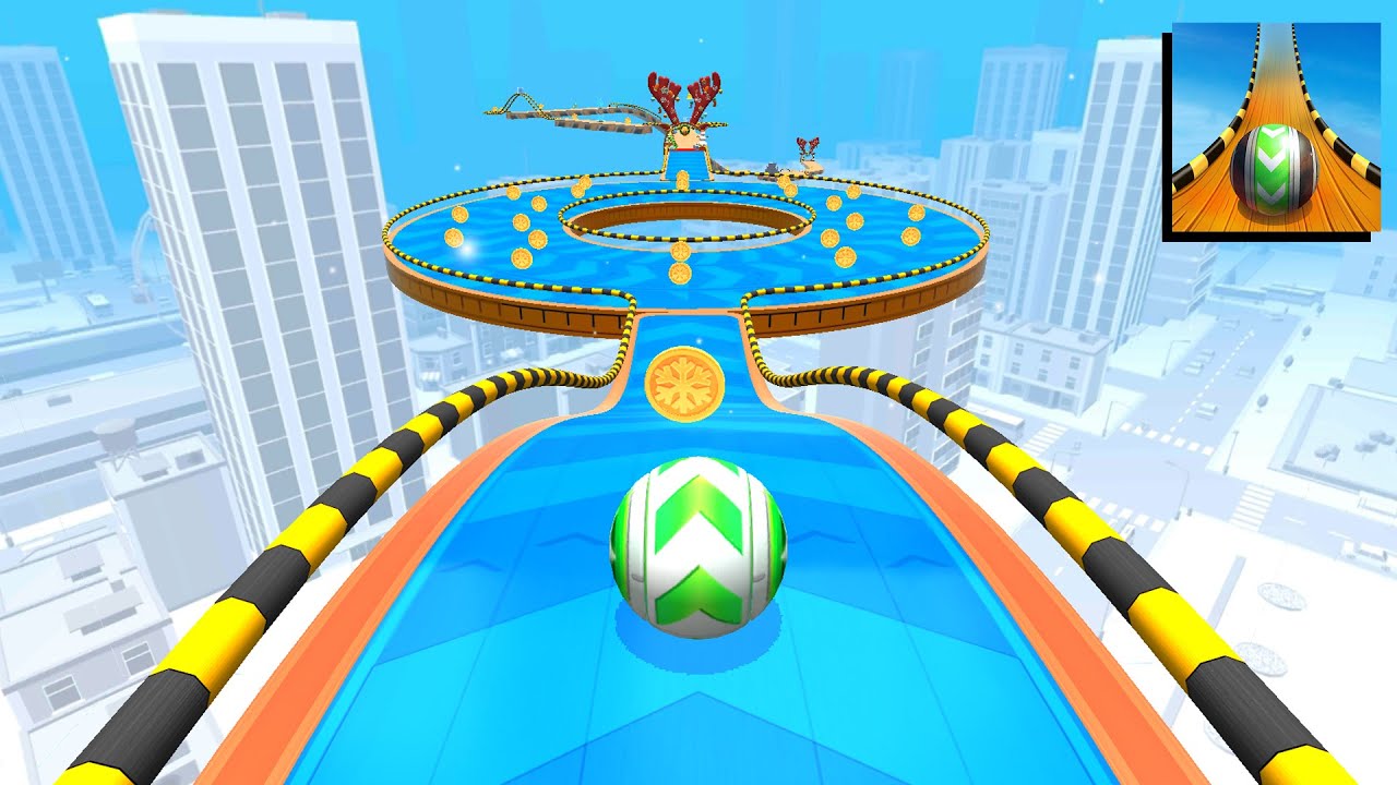 Sky Rolling Ball 3D - All Levels Gameplay Android, iOS #1 ( Level 1 - 20 )