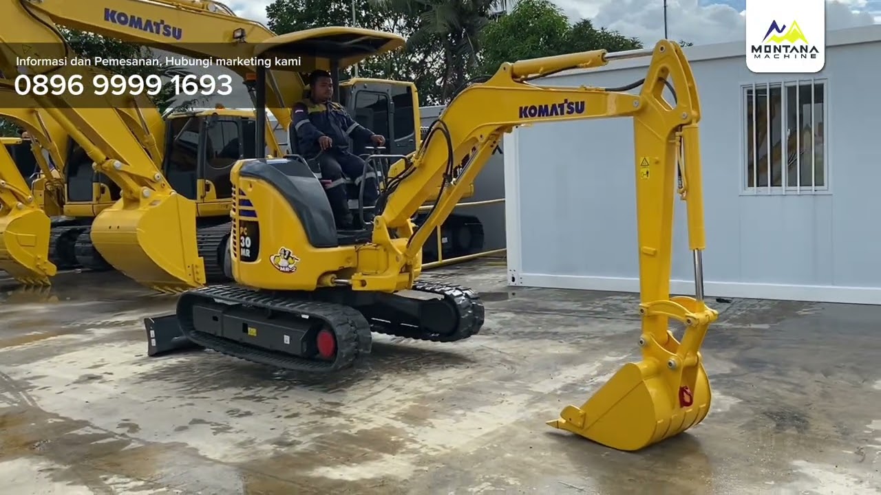 Test Performa Unit KOMATSU PC30MR-2 22353 Import Ex.Japan