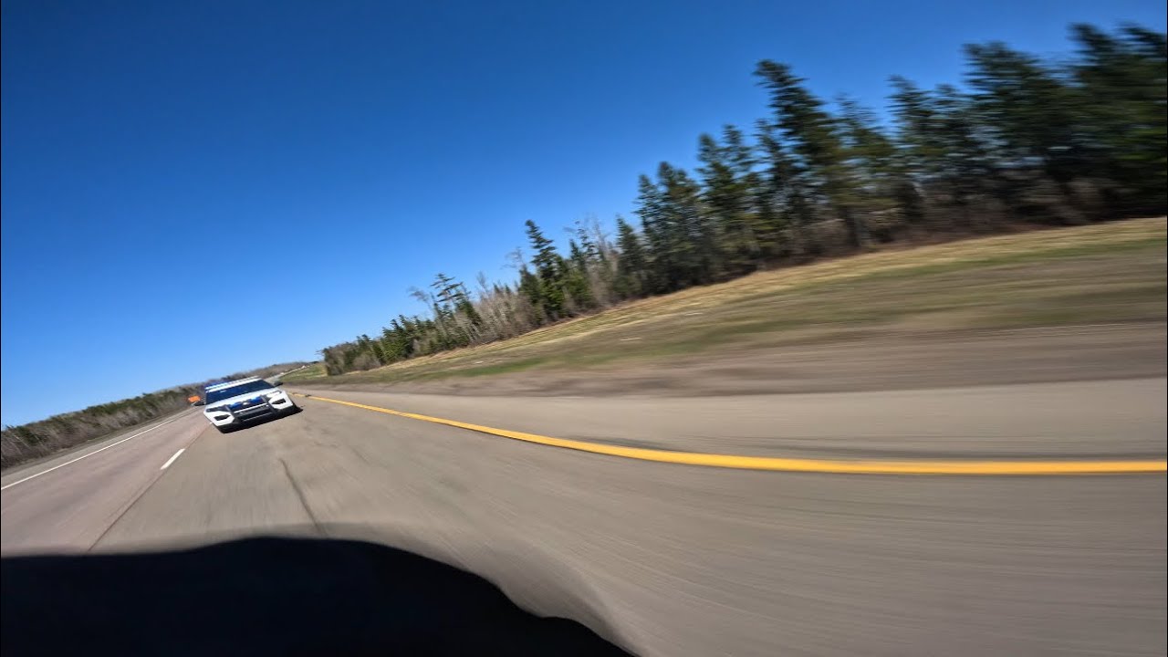 Zx6r police chase