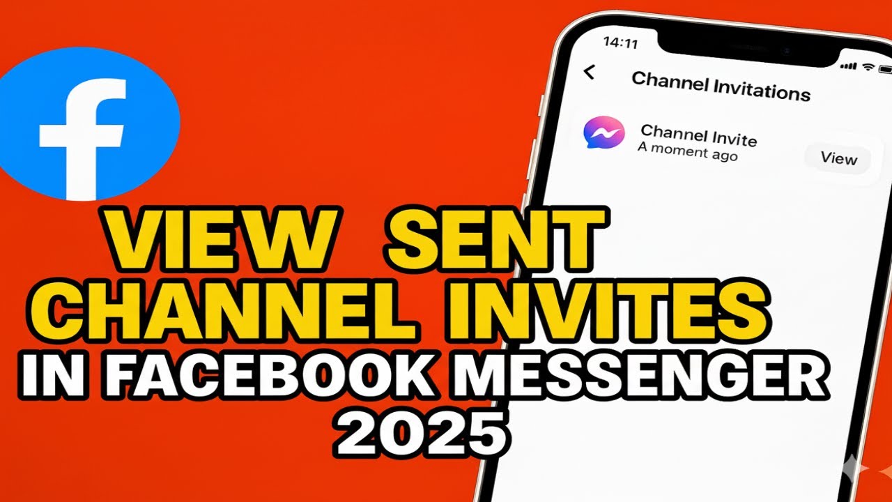 Как просмотреть отправленные приглашения на канал в Facebook Messenger (2025)