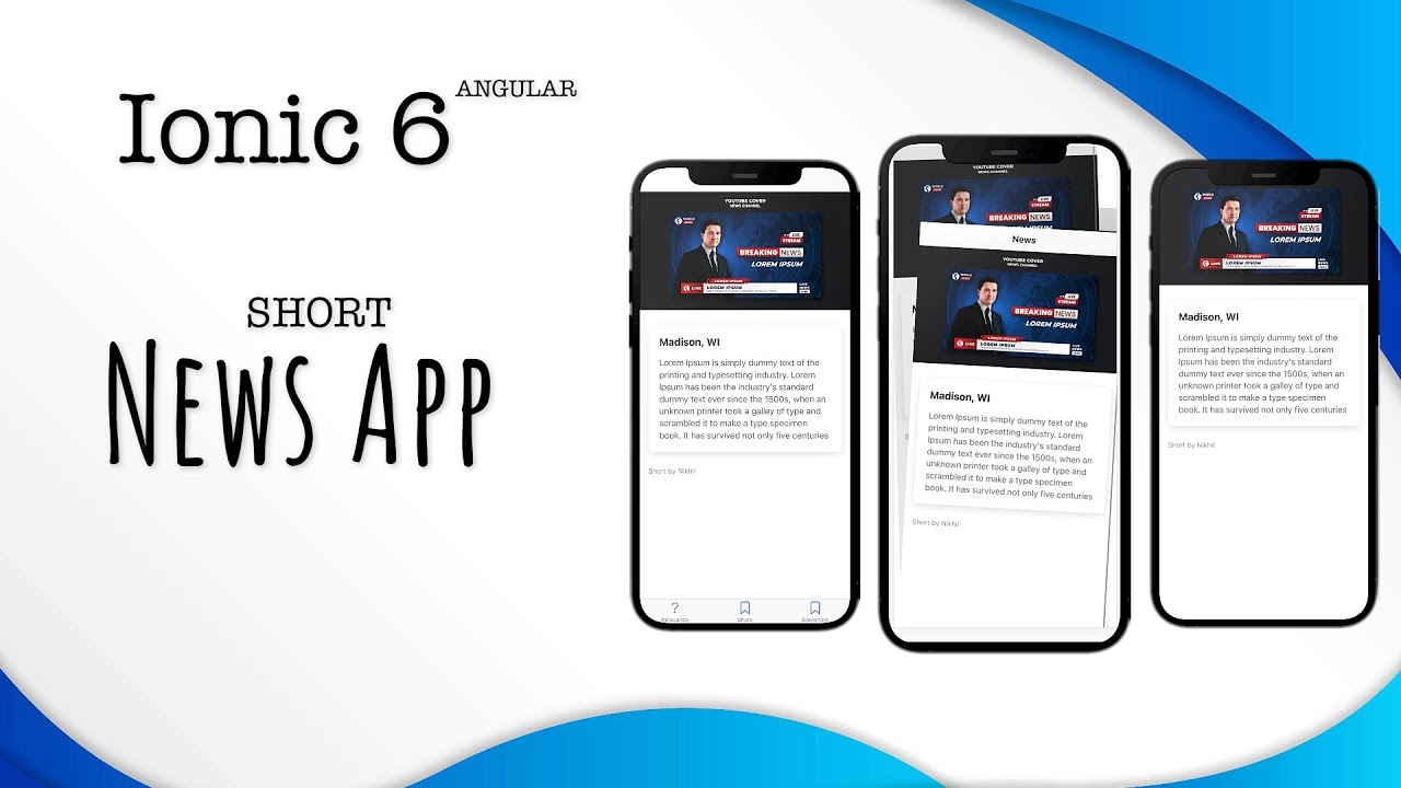 Short News App - Ionic Angular