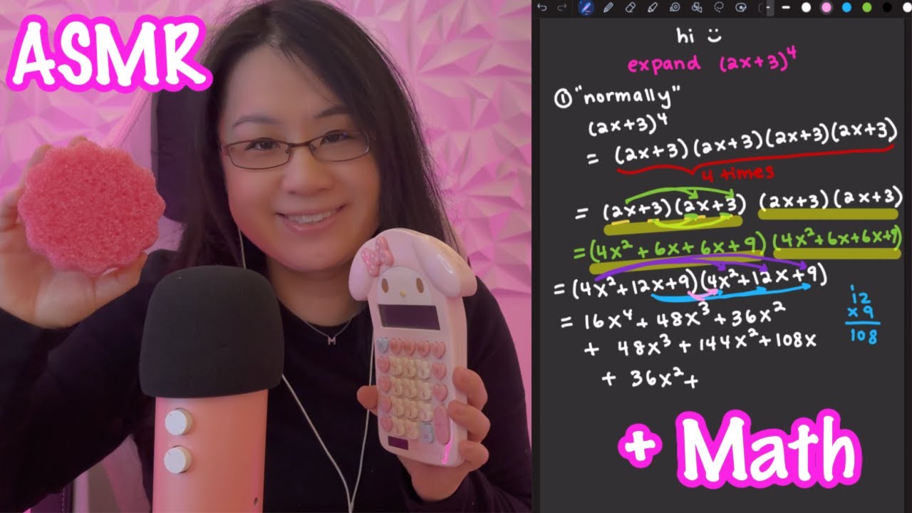 ASMR or Math or Both? You Choose (Whispering, Trigger Assortment, Teaching You)