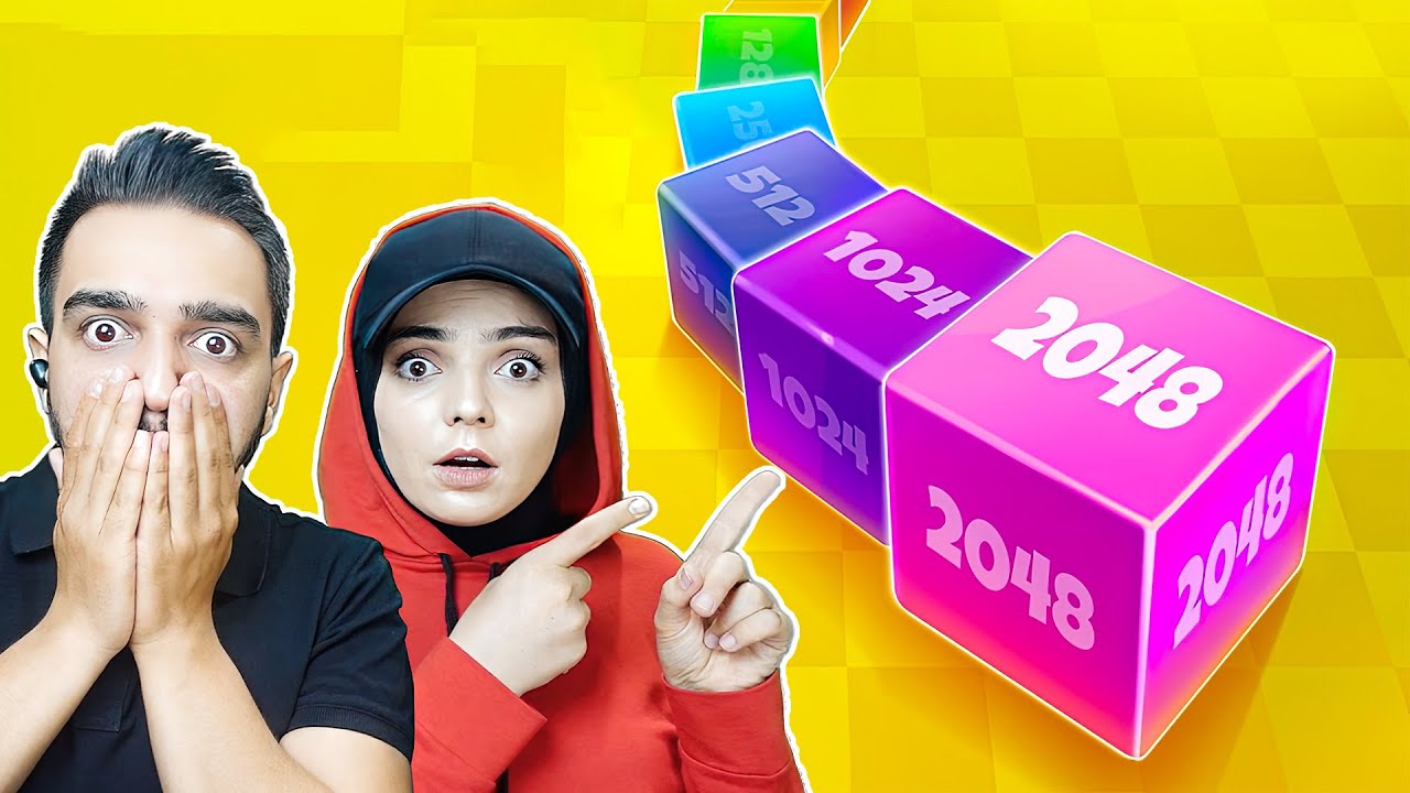 BİRİNCİ OLMAK İÇİN TÜM SAYILARI TOPLA !! 😱 Cube Arena 2048