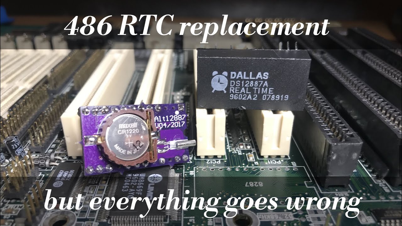 486 RTC replacement, but everything goes wrong