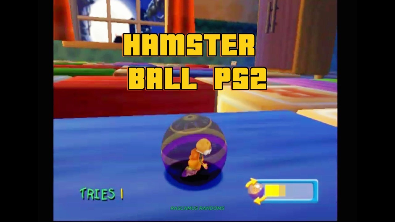 HAMSTER BALL ON PS2 GAMEPLAY SHOW WITH COMMENTARY RETRO PUZZLE PLATFORMER PLAYSTATION CLASSICS