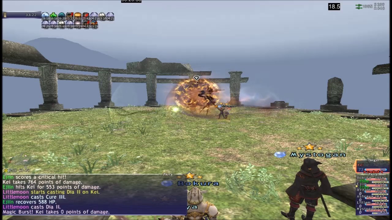 FFXI Omen Kei SAM Multi-Skillchain Method